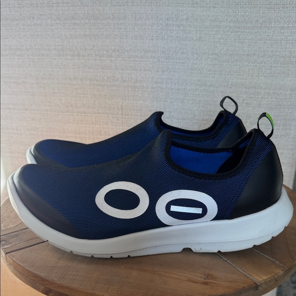 OOFOS Men’s Size 11 Navy Slip-On Recovery Shoes – Lightweight Comfort - Picture 3 of 6